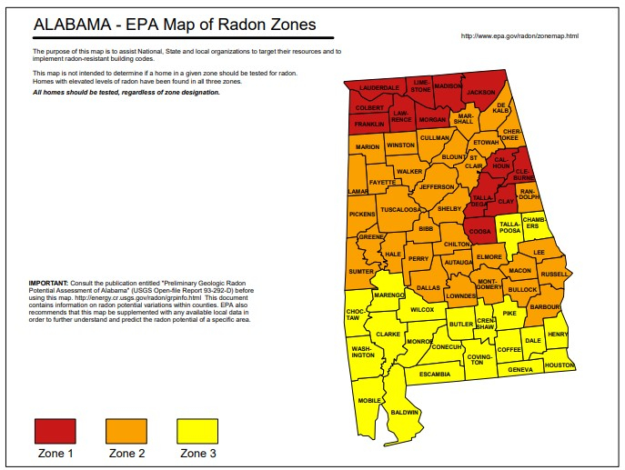 Radon in Alabama