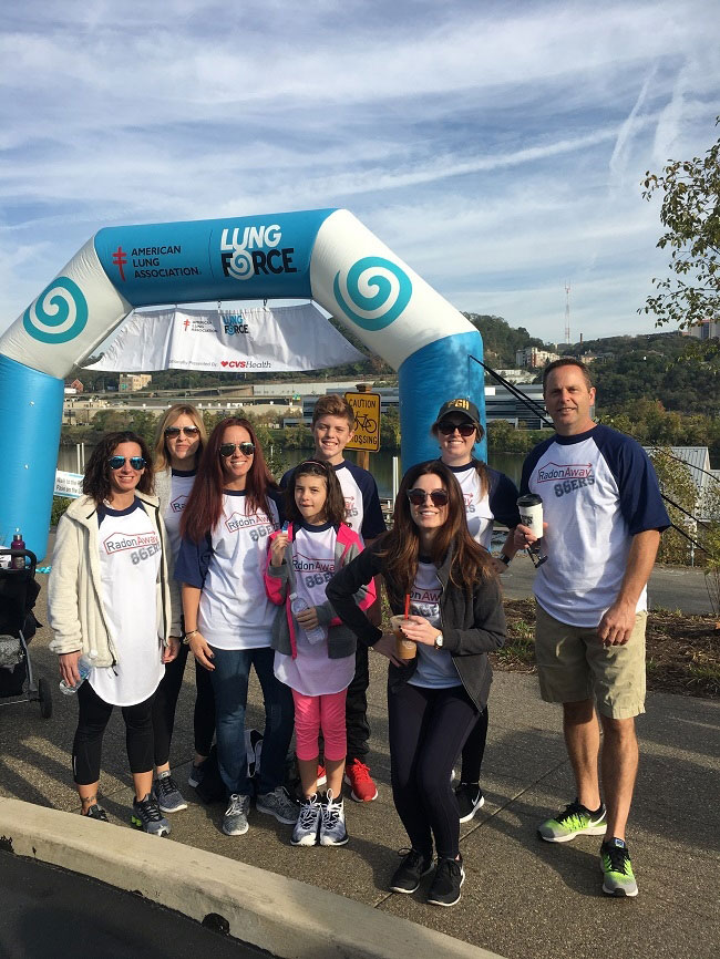 RadonAway Lung Force Walk Pittsburg