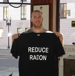 radon tee worn by Boston Blazers captain Paul Dawson