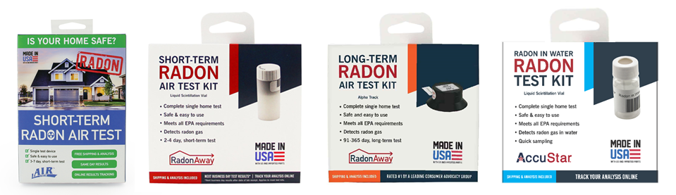 Radon Test Kits Retail